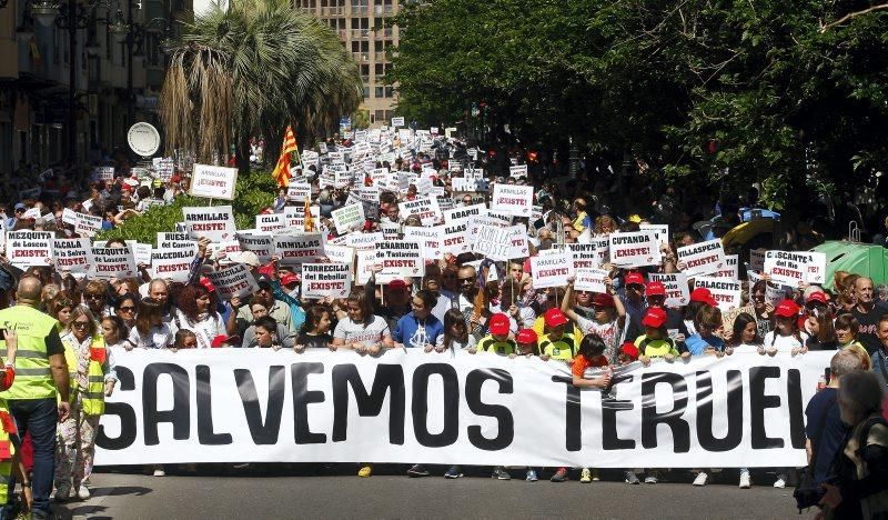 Manifestación: 'Salvemos Teruel'