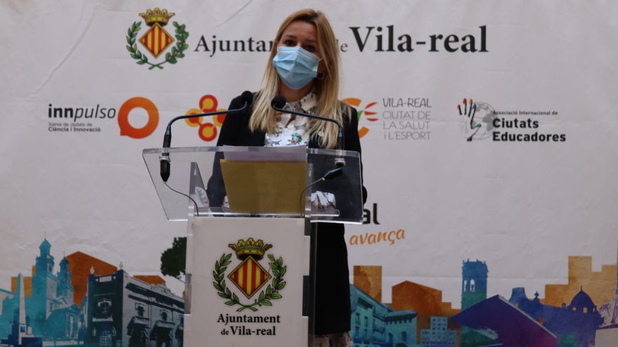 La concejala de Seguridad Ciudadana, Silvia Gómez, durante la rueda de prensa de este martes.