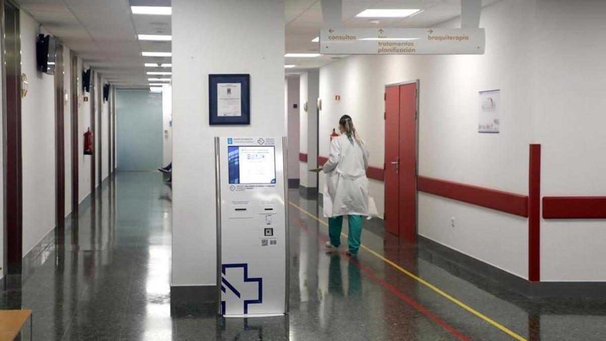 Pasillos del Complexo Hospitalario Universitario de Santiago