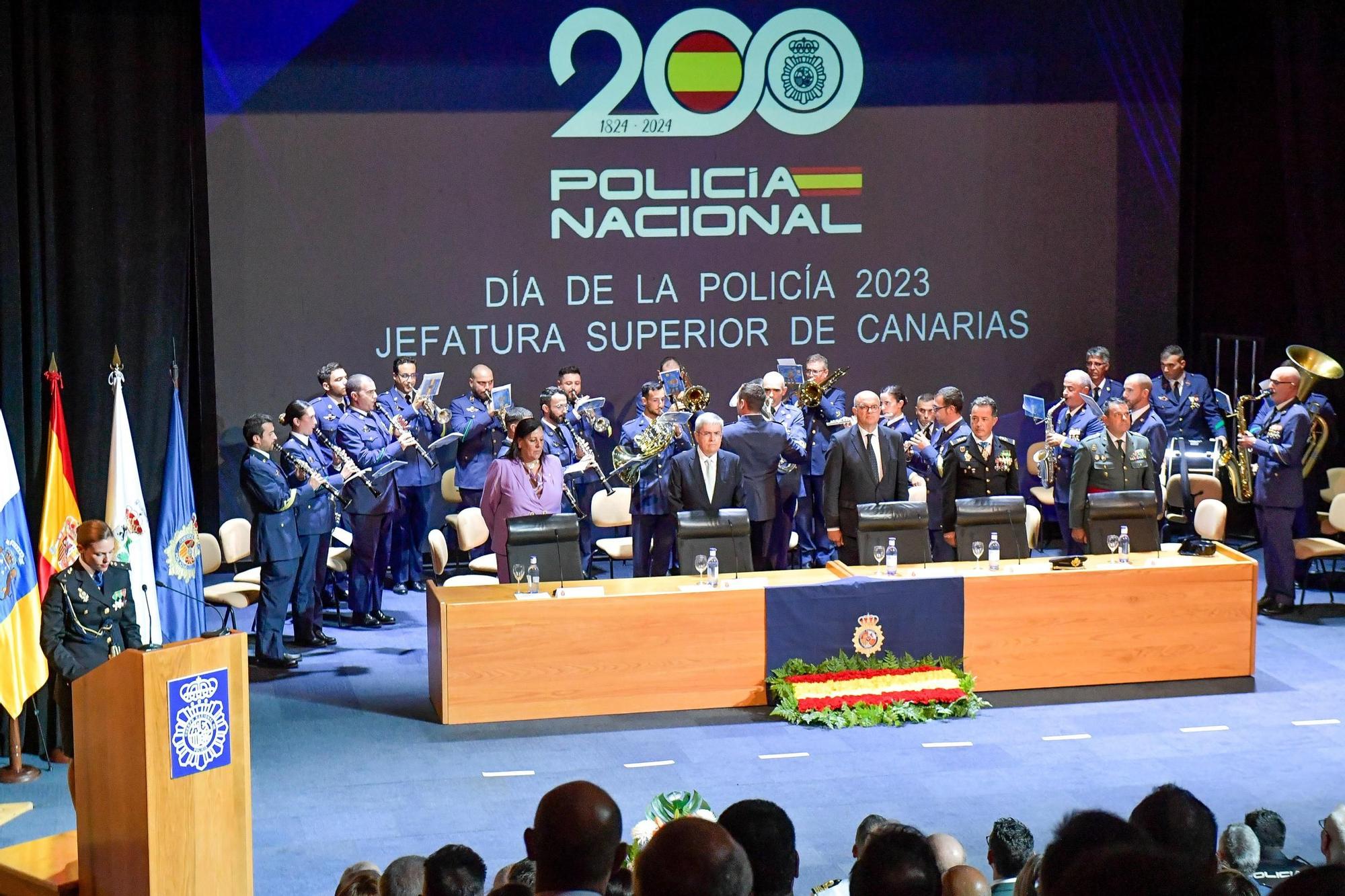 Acto del Día de la Policía en San Bartolomé de Tirajana