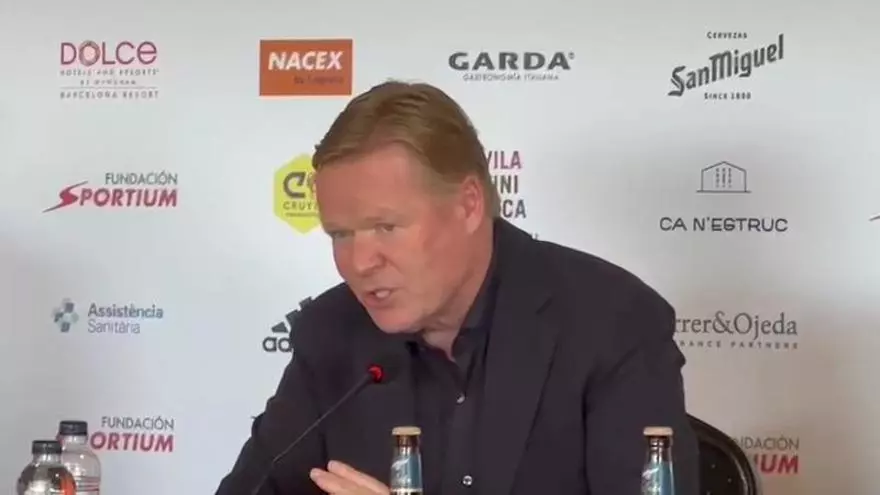 Koeman: “Si soy entrenador del Madrid, me cabreo antes con Camavinga que con el árbitro”