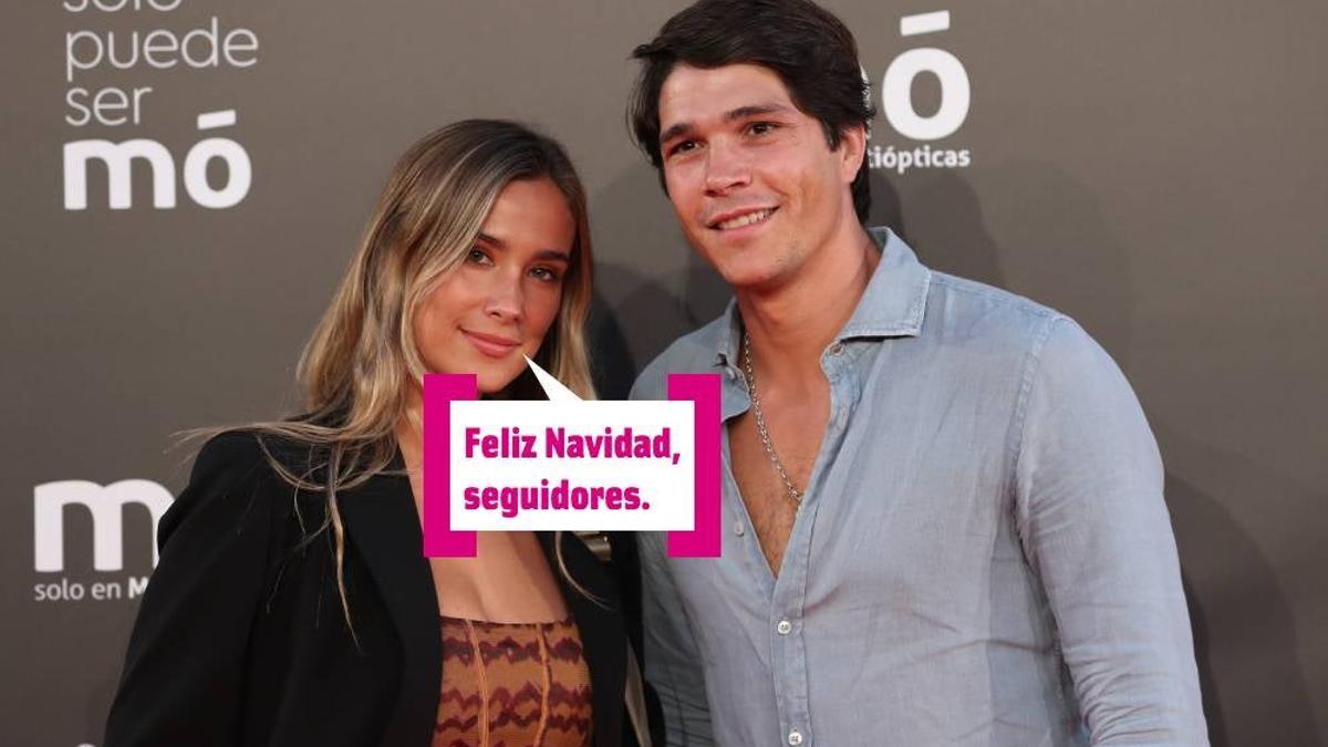 MAría Pombo y Pablo Castellano en el photocall de 'Solo puede ser Mo'