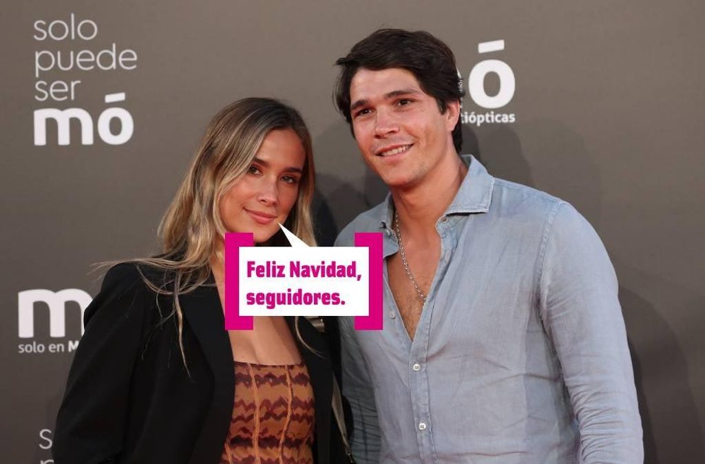 MAría Pombo y Pablo Castellano en el photocall de 'Solo puede ser Mo'