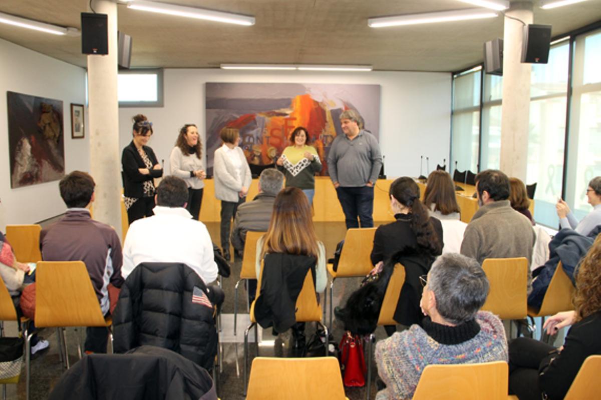 L'homenatge s'ha fet a la sala de plens