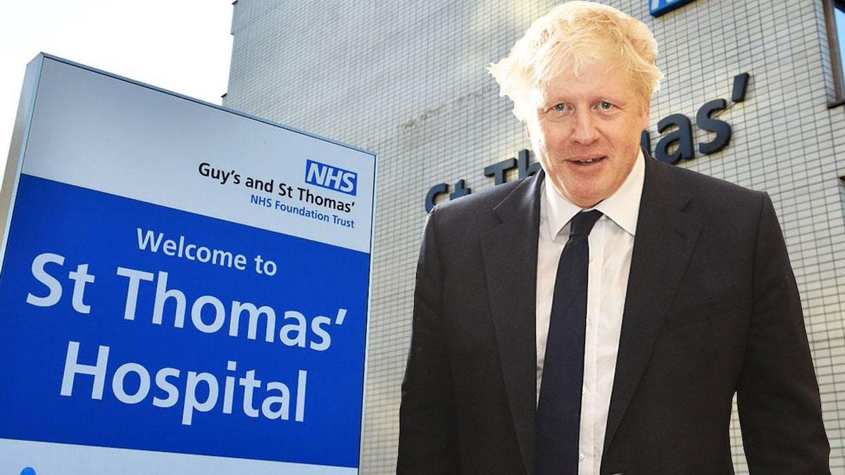 Boris Johnson está en la Uci con asistencia de oxígeno