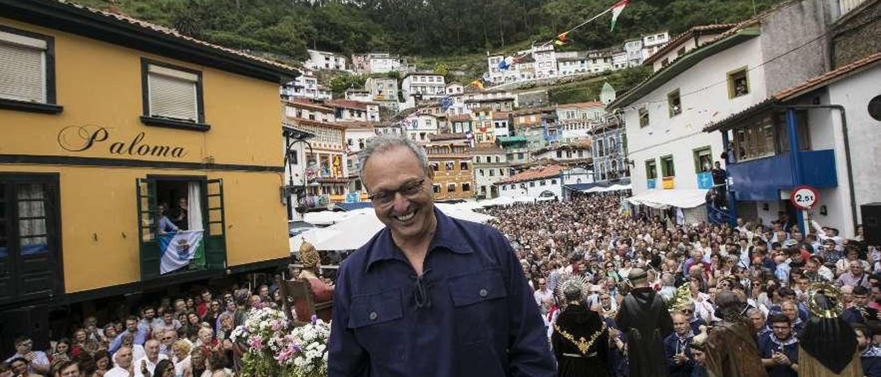 Cesáreo Marqués, durante el sermón de l&#039;Amuravela, en La Ribera, el 29 de junio del año pasado.