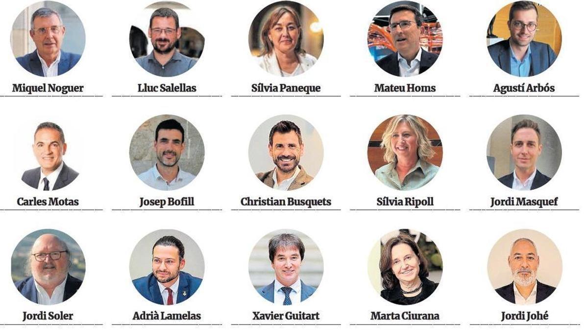 Alguns dels ponents del Fòrum dels Municipis