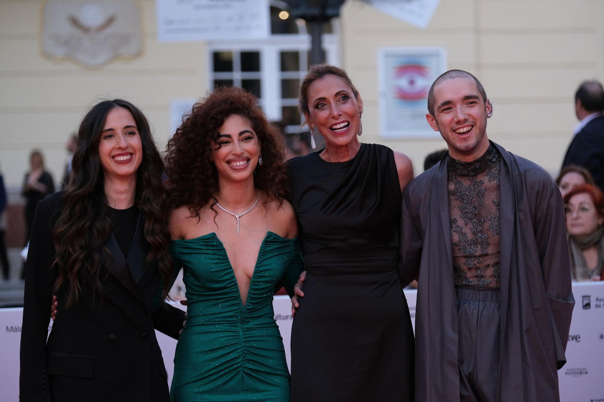 Las imágenes de la alfombra roja de la gala inaugural del 26 Festival de Málaga