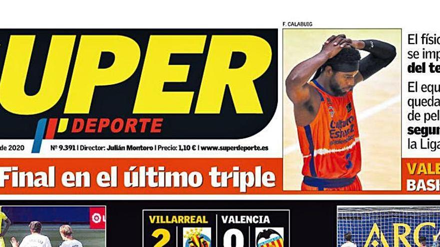 Esta es la portada de SUPER de este lunes, 29 de junio