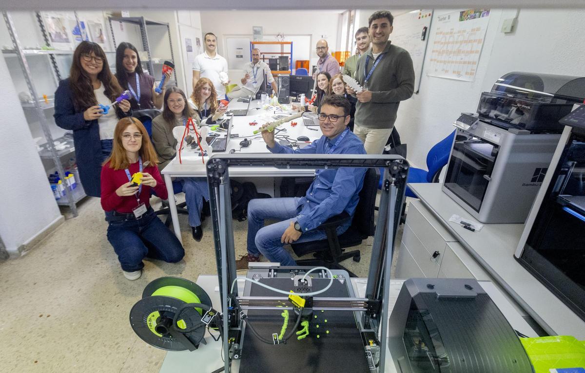 Alicante exporta a Europa prototipos en 3D del cerebro