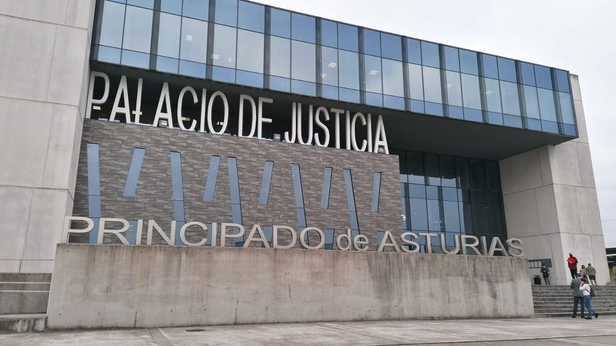 El Palacio de Justicia de Gijón.