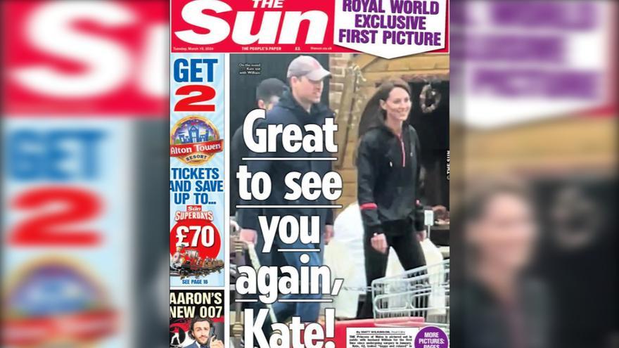 Kate Middleton, primera imagen tras su reaparición