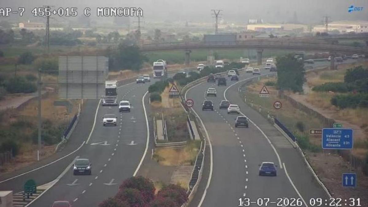 Imagen de la Ap-7 en Castellón