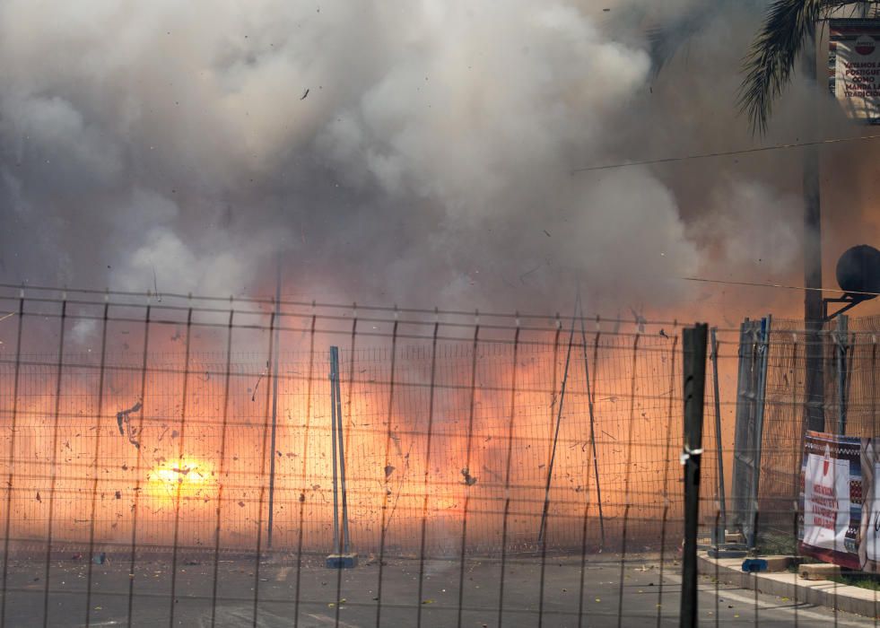 Un instante de la mascletà