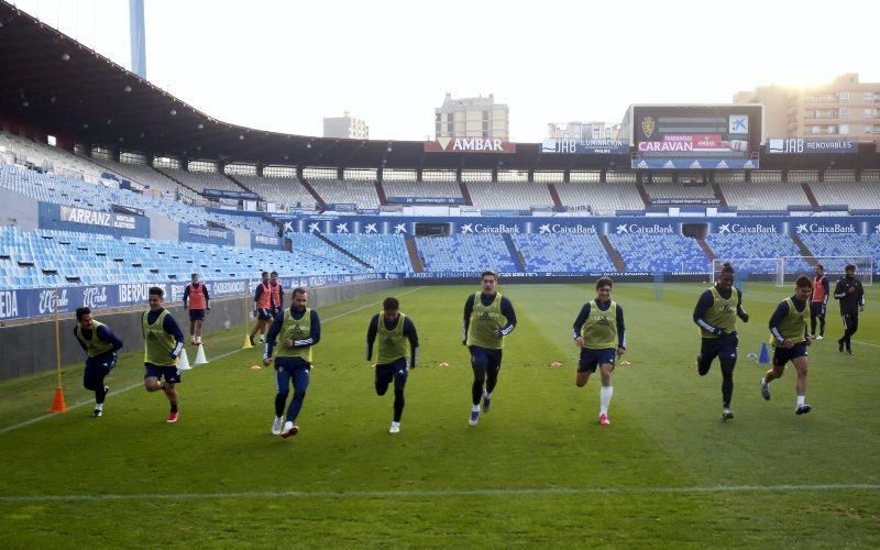 Entrenamiento del Real Zaragoza, 24 de noviembre