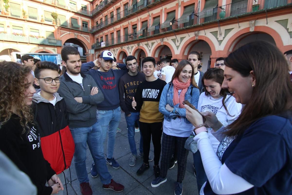 Más de 800 escolares compiten en la 23ª yincana matemática por Córdoba