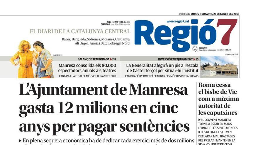 Què diuen els titulars en paper d&#039;aquest dimarts?