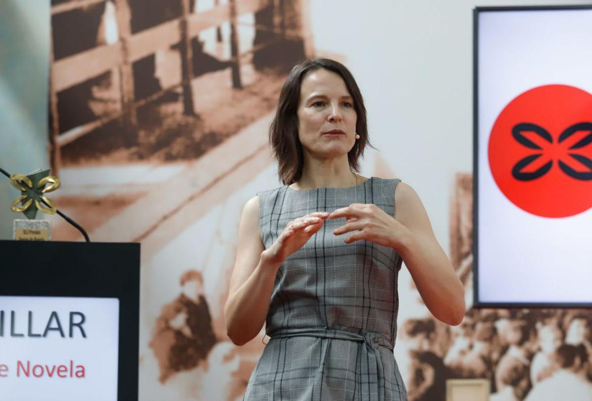 A gañadora do Premio Xerais de Novela, Marta Villar. |  Adrián Irago