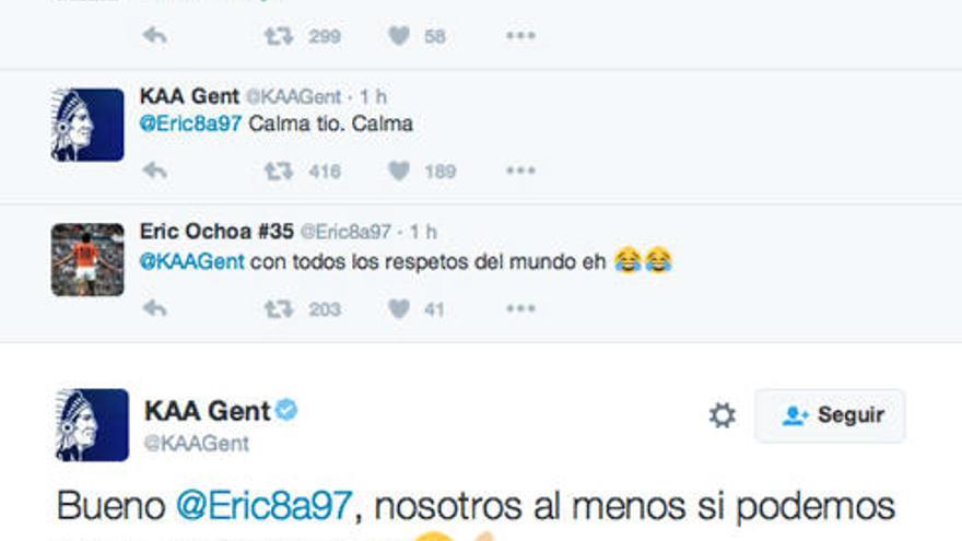 El CM del Gent la vuelve a liar en Twitter... con el Valencia