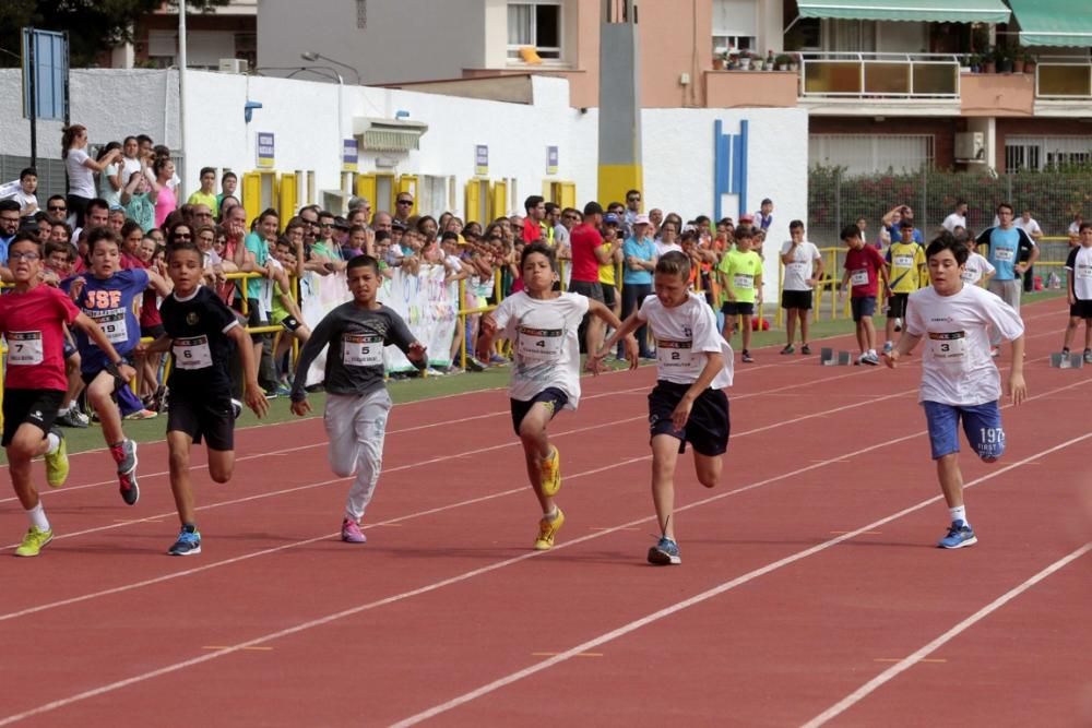 Competición escolar de Atletismo en Cartagena