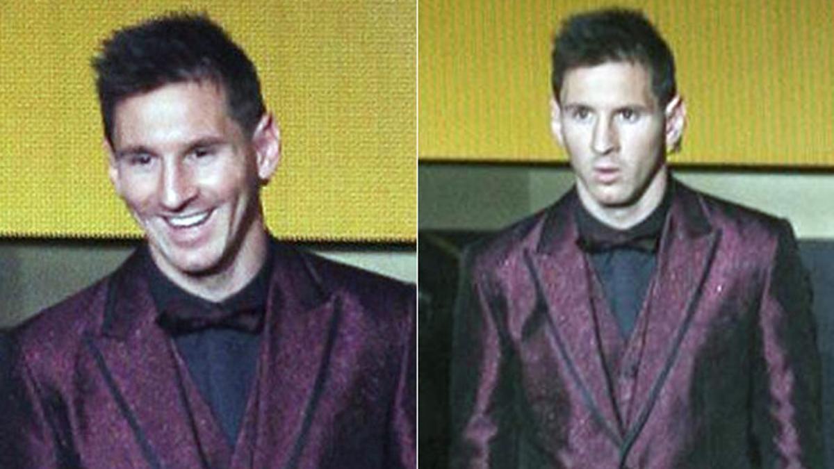 A Messi le cambió la cara