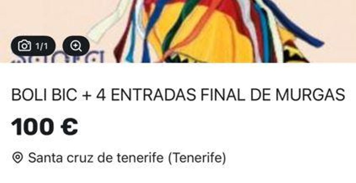 Otra de las 'gangas' (modo irónico) de la reventa.