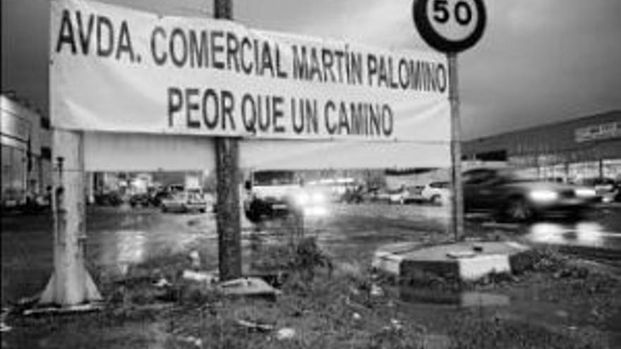 Martín Palomino mantendrá su protesta hasta que haya obras