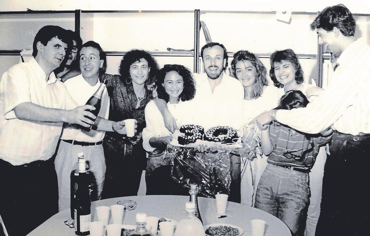 Los primeros integrantes de La Prensa Ibiza.