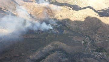 Incendio en Fataga