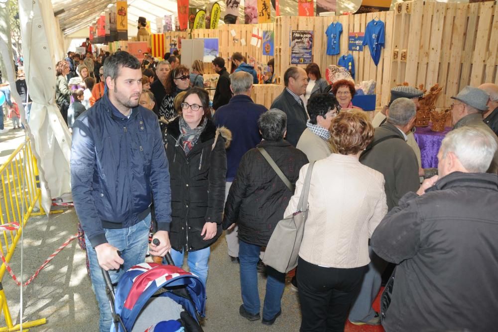 L'ambient, aquest diumenge, a la fira de Berga.