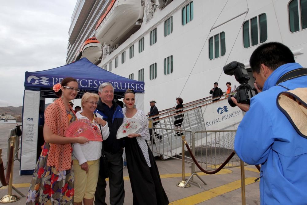 1ª Escala del crucero Royal Princess en Cartagena