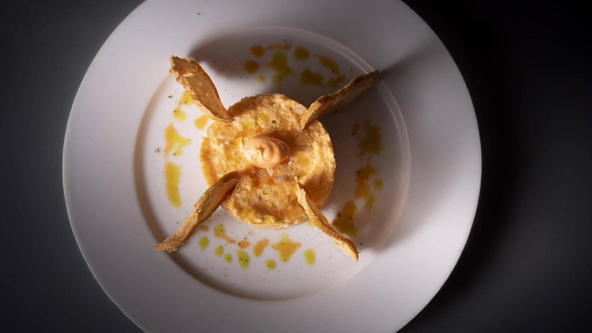 La ensaladilla con gambas del restaurante Bonanova.