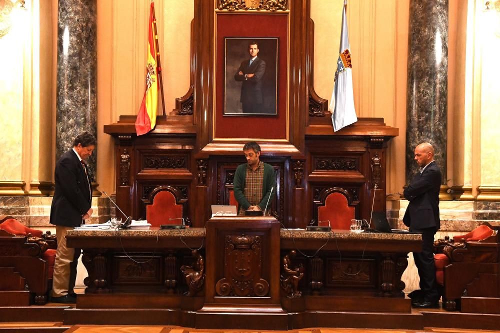 El pleno de A Coruña aprueba los presupuestos 2017