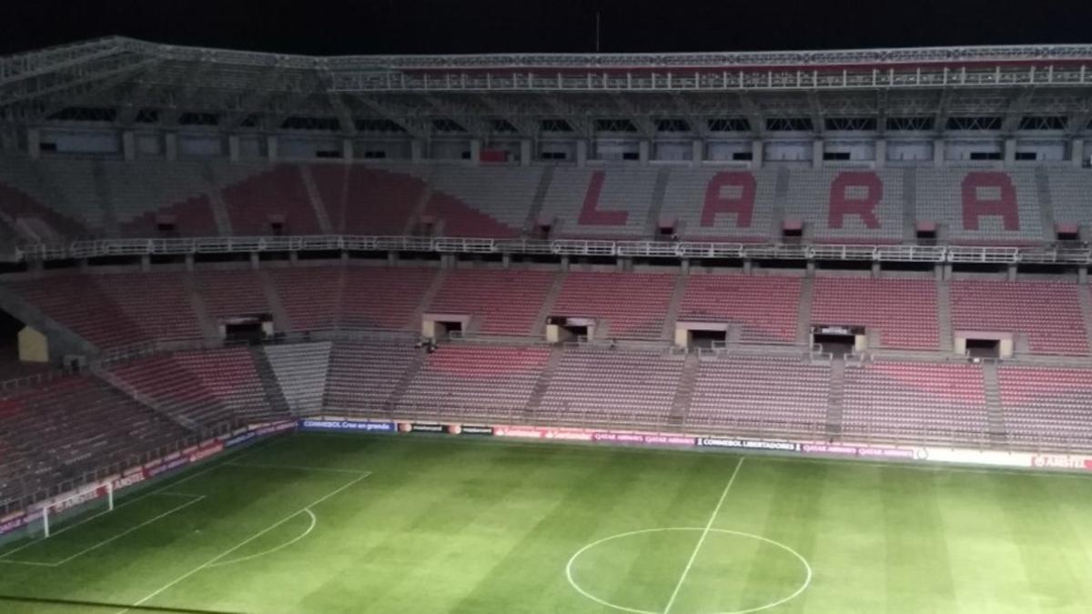 El partido entre Emelec y Deportivo Lara no se pudo jugar por un problema eléctrico en la región del estadio de Venezuela