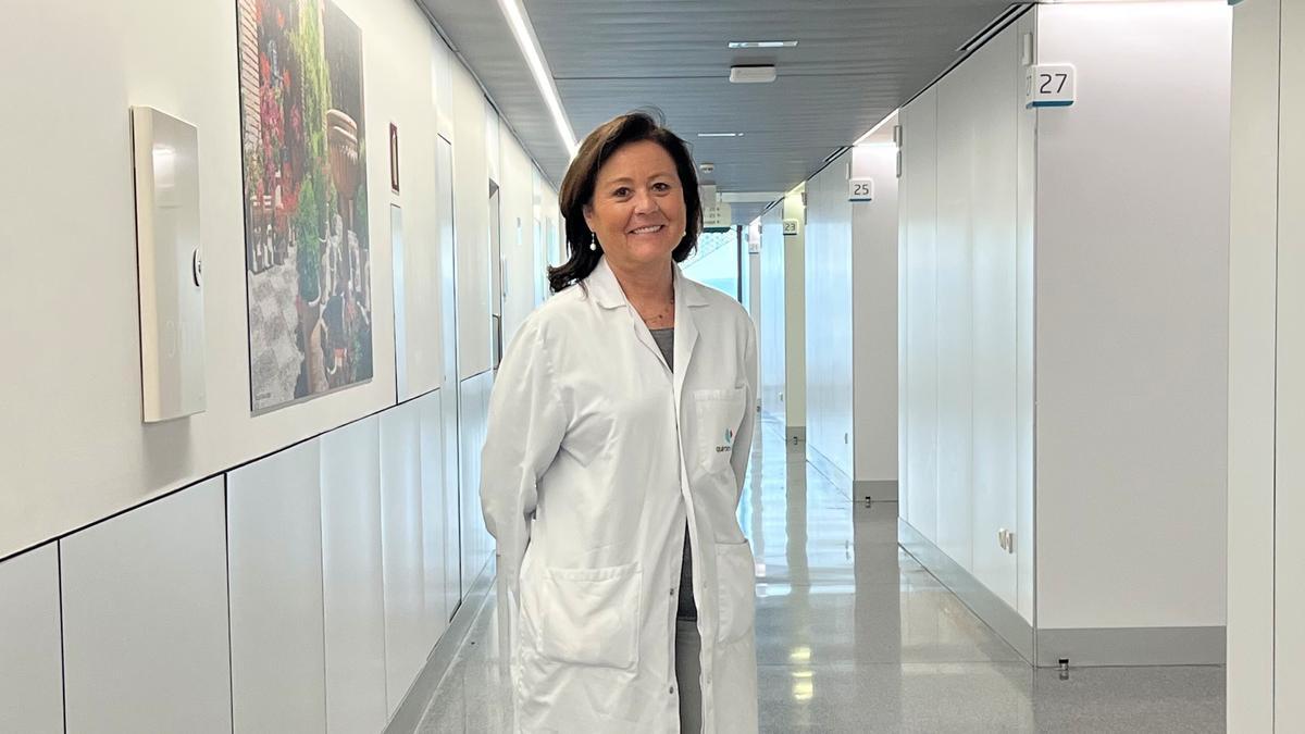 María Jesús Rubio, jefa del servicio de Oncología Médica del Hospital Quirónsalud Córdoba.