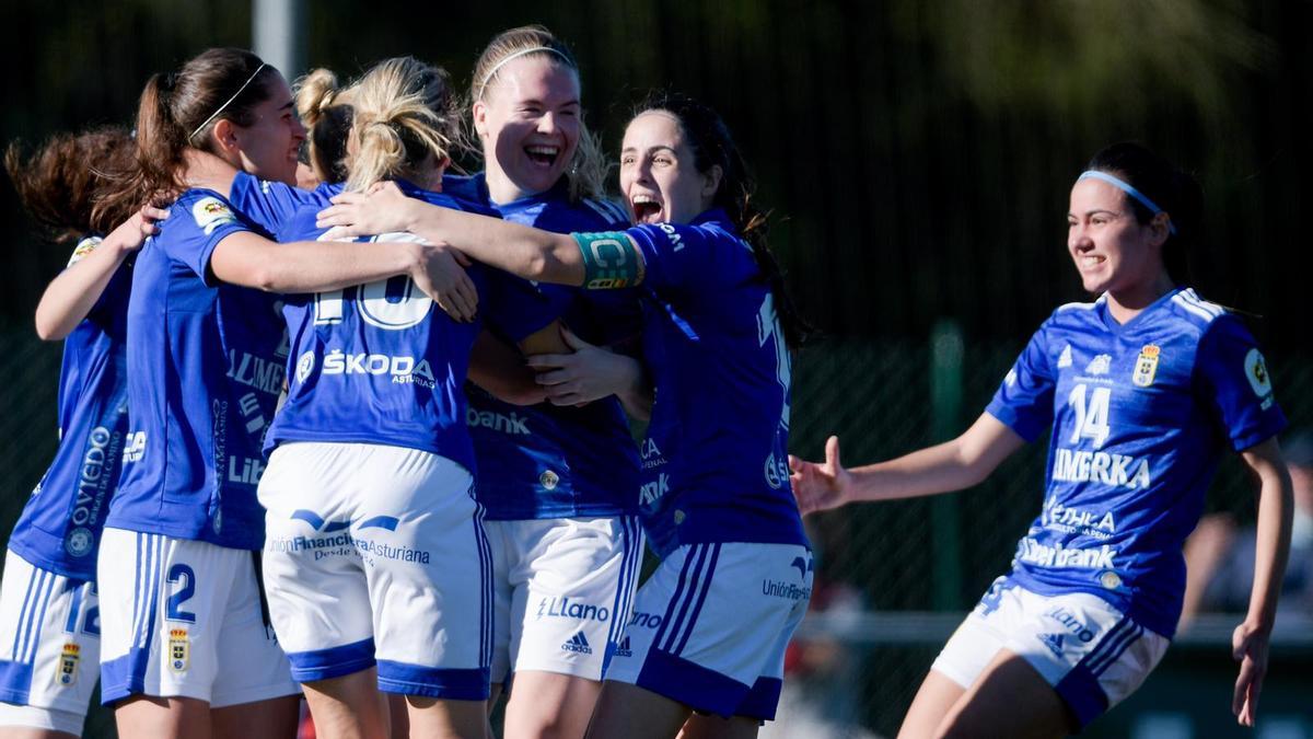 El Oviedo Femenino, tras la victoria