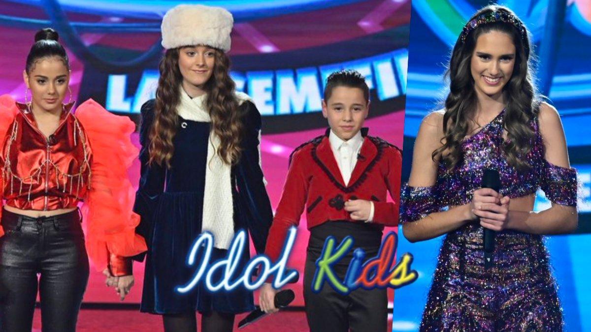 Montserrat, Natalia, Alex y Anne, finalistas de 'Idol Kids'