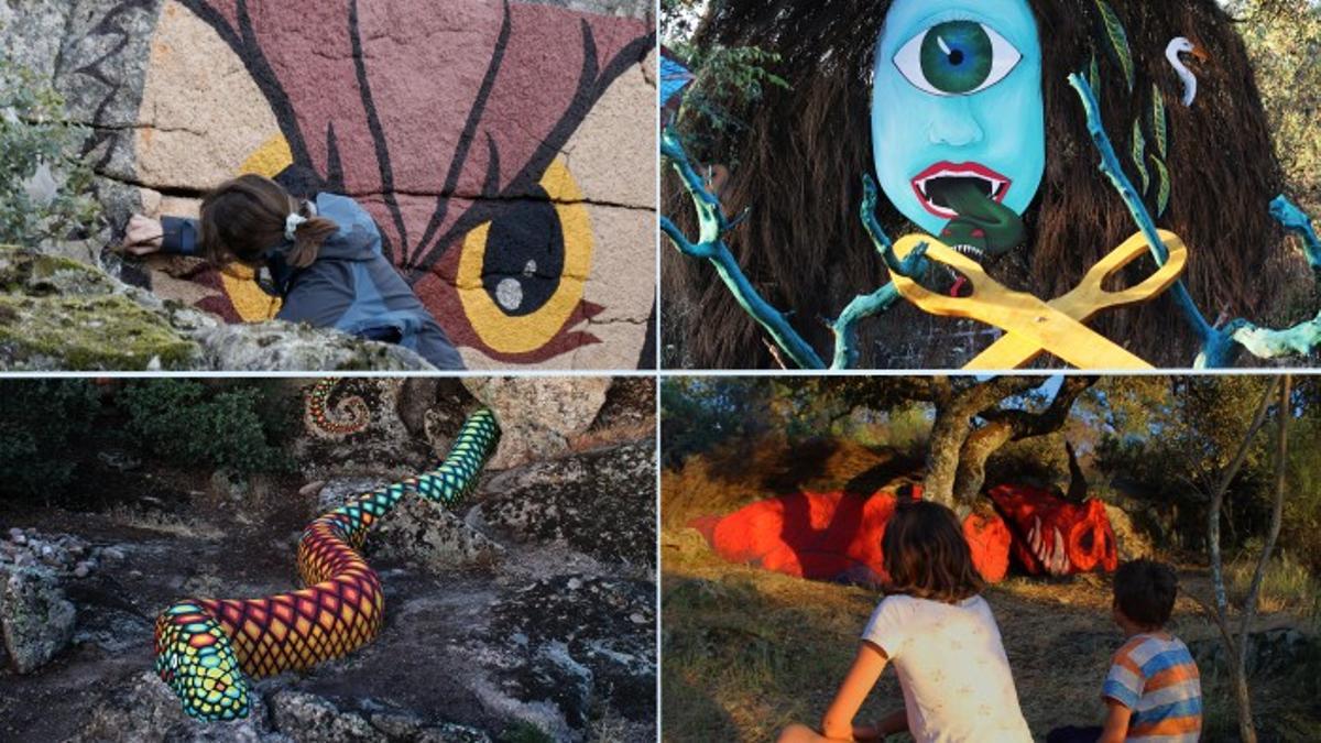 Arte y mitología se confabulan en este proyecto rural.