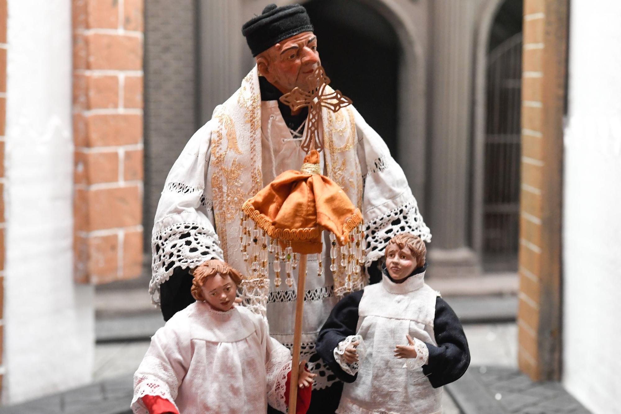 Belén navideño en el Castillo de Mata