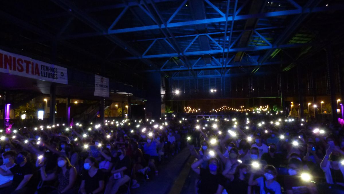 Els Pets durant el seu concert a Les Nits d'Acústica