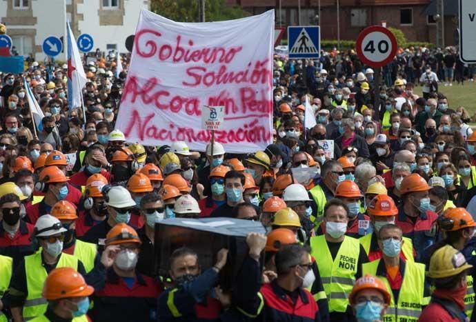 Reclaman en Viveiro la continuidad del aluminio