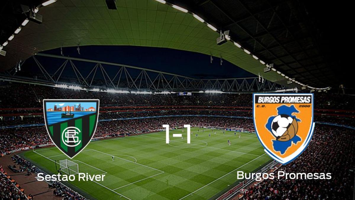 El Burgos Promesas logra un empate frente al Sestao River (1-1)