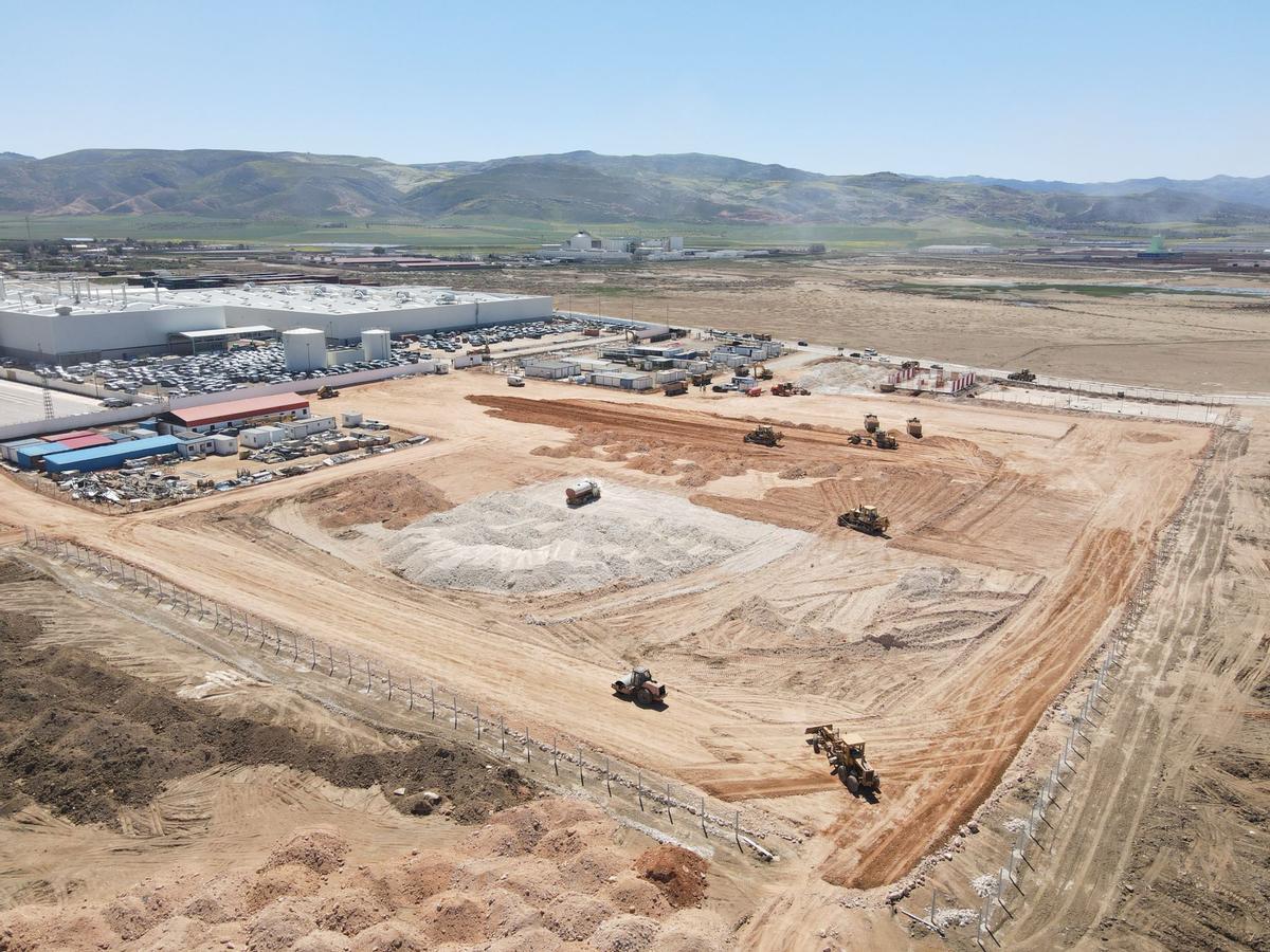 Las obras en marcha para ampliar la planta de Stellantis en Tafraoui, Argelia