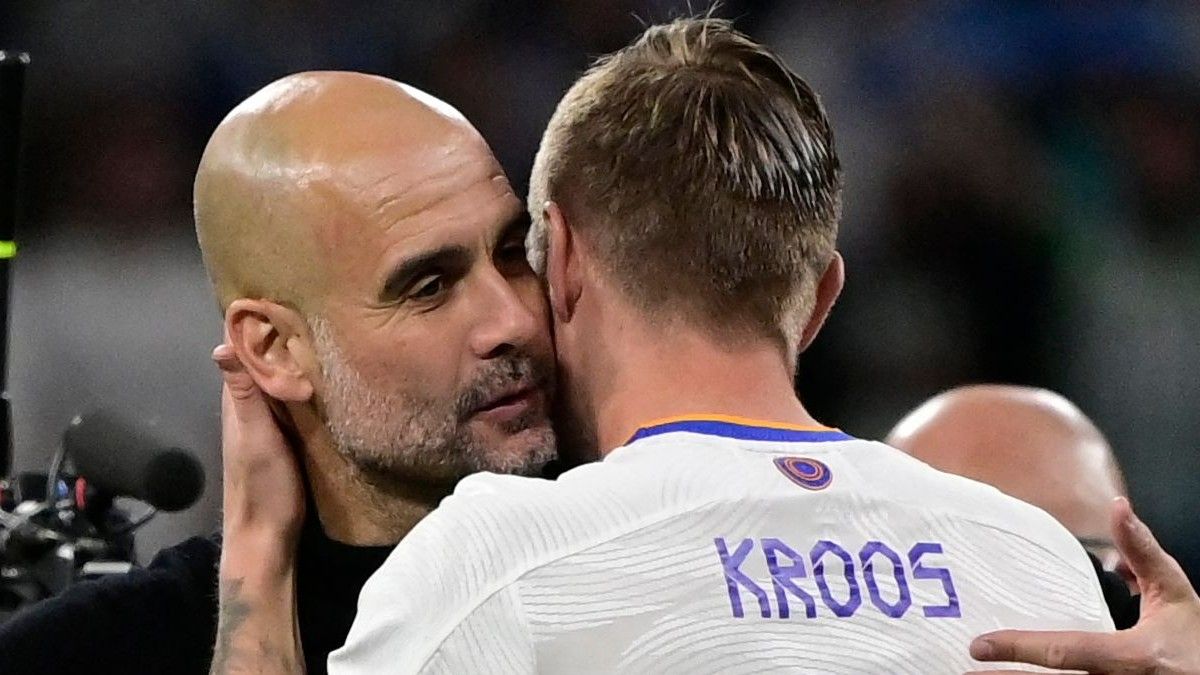 Kroos y Guardiola se reencontraron