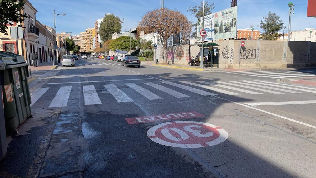 Lugar donde se ha producido el atropello.