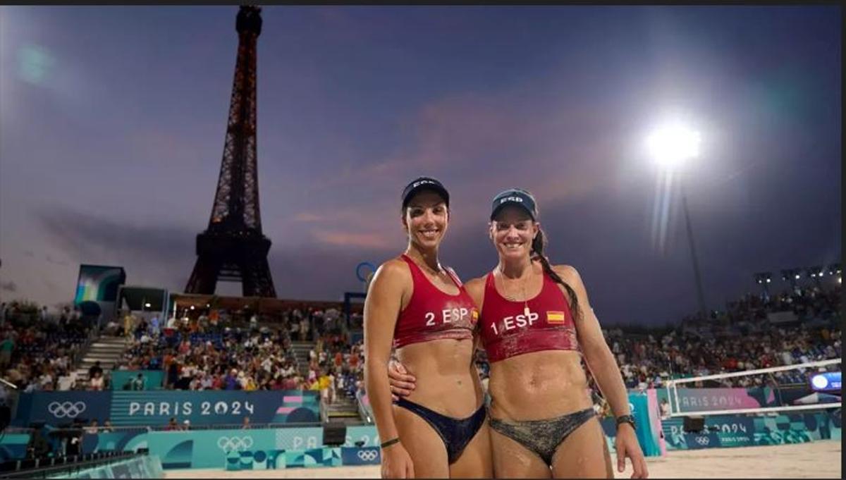 Liliana Fernández y Paula Soria, en los Juegos Olímpicos de París 2024.