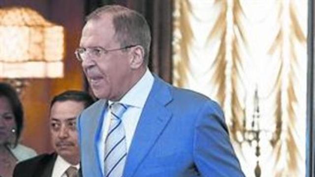 El ministro de Exteriores ruso, Serguéi Lavrov.