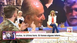 Juan Carlos ha saludado a Tele 5