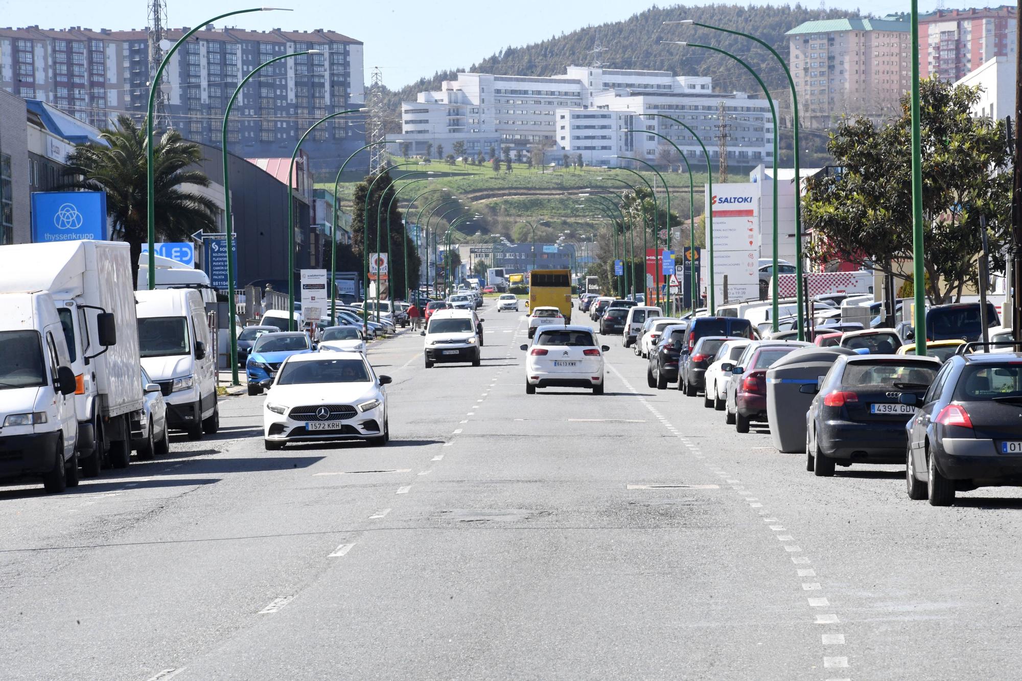 Cuarta jornada de huelga nacional de transporte en A Coruña