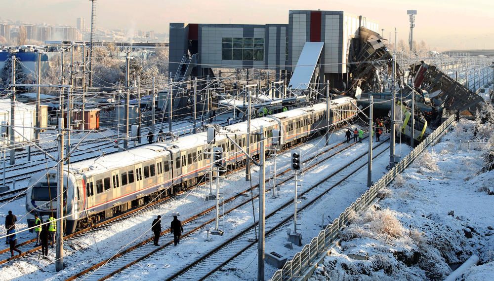 Accident de tren a Turquia